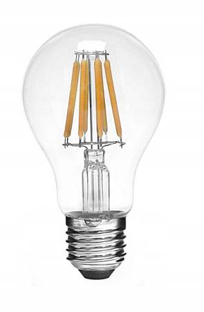 Żarówka LED Filament E27 ozdobna 4W barwa biała zimna Edison